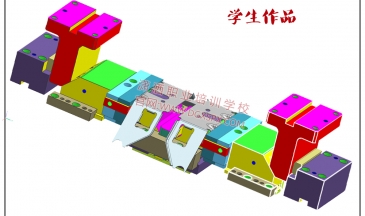 UG汽車模具設(shè)計學(xué)生作品